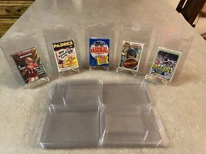 Allstars Pack Cello/Wax Pack Protectors Holders Great For Display! Lot of 12 - Picture 1 of 5