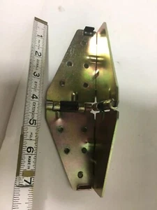 Very Rare Double Axis Low Profile Multi-Function Swing Up Spring Loaded Hinge - Picture 1 of 8