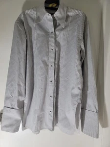 Unisex  Helmut Lang Striped Button Down Shirt Size S - Picture 1 of 15