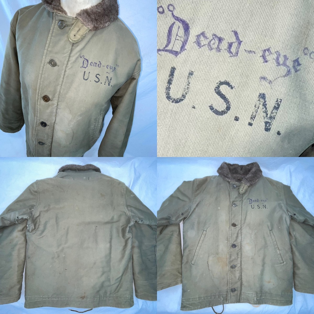 Usn Deck Jacket In Vintage Outerwear Coats & Jackets For Men Usn Deck Jacket In Vintage Outerwear Coats & Jackets For Men