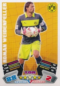 Match Attax 12/13 - 38 - ROMAN WEIDENFELLER