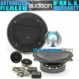 AUDISON APK130 5" 225W CAR AUDIO COMPONENT SPEAKERS TWEETERS CROSSOVERS NEW - Picture 1 of 9