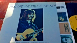 Eric Clapton History Of Eric Clapton 1972 ATCO 2 LP Vinyl 1972 vg+ - Picture 1 of 1