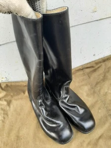 German army NVA officer leather boots size 40 new - Picture 1 of 12