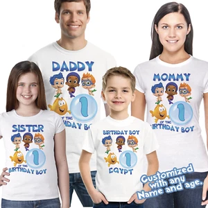 Boy Bubble Guppies birthday shirt, Bubble guppies family birthday shirts - Picture 1 of 3