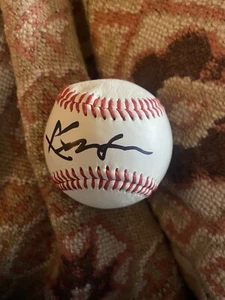 KEVIN JAMES SIGNED AUTOGRAPH  BASEBALL King Of Queens Adam Sandler - Picture 1 of 2