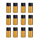 12 Pc Mini Perfume Bottle Essential Oil Glass Containers Jar With Lid