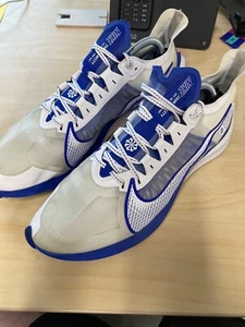 Men’s Nike Zoom Gravity White/Clear Racer Blue Size 12 - BQ3202 100 Great READ - Picture 1 of 5
