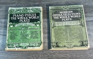 Piano Pieces The Whole World Plays Plus Modern Opera Pieces 1918 - Foto 1 di 9