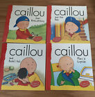 Lot Of 4 - CAILLOU CHILDRENS BOOKS Backpack Series