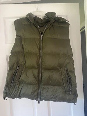 Michael Kors Men’s Quilted Vest With Hood - Image 1 of 4