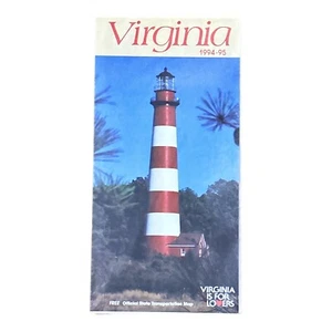 Vintage Virginia Official State Transportation Road Map 1994-95 - Picture 1 of 4