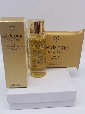 Cle De Peau Beaute Loción Hidroablandante Tamaño de Viaje 30ml/1oz + Sábanas de Algodón Foto 1 de 4