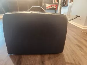 Vintage Dark Blue 1980's Samsonite Hardside Suitcase with 2 Keys - Picture 1 of 23