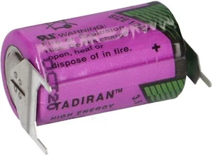 Tadiran Lithium 3,6V Batterie SL 350/PT 1/2AA - Zelle, Print 1/2 +/- - - Bild 1 von 7