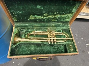 Elkhart Trumpet Built By Buescher. Made USA. 37b #54426 - Picture 1 of 6