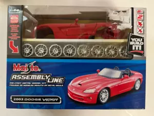 Maisto - 1:24 - Assembly Line Die-Cast Metal Model Kit - 2003 Dodge Viper SRT-10 - Picture 1 of 6