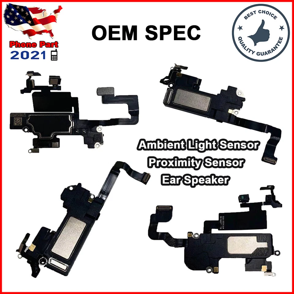 Cable flexible sensor de proximidad altavoz oído fabricante de equipos originales para iPhone X XR XS Max 11 12 Pro Max Foto 1 de 4