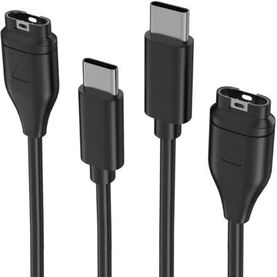 1M Type C Watch Charger For Garmin Venu 2 plus vivosmart 5 Fenix 7 6 5 TACTIX 7 - Image 1 of 4