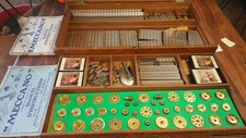 Meccano, coffret bois N°6 à deux étages