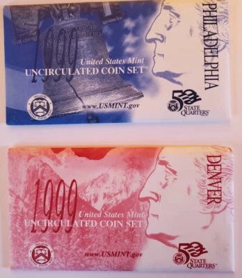 1999 US Mint Uncirculated Coin Set - Philadelphia & Denver - Image 1 of 3