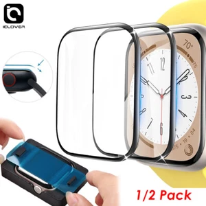 Protector de pantalla 3D iWatch 45/41 mm cubierta completa para Apple Watch Series 9/8/7 suave - Imagen 1 de 13