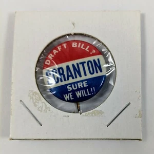 Proyecto de Ley Scranton Sure We Will Política Botón Retroceso Gobernador de Pensilvania - Imagen 1 de 3