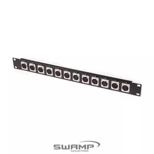 SWAMP Patch Panel - 12ch. XLR Female - 1RU 19 inch - Bild 1 von 3
