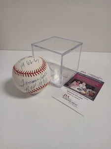 Tommie Agee Signed Inscribed Baseball RARE! JSA ** # - Picture 1 of 6