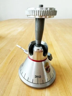 Linhof Precision Tripod Head, Ball Head, 360 degree rotation Tilt metal 5" high - Image 1 of 4