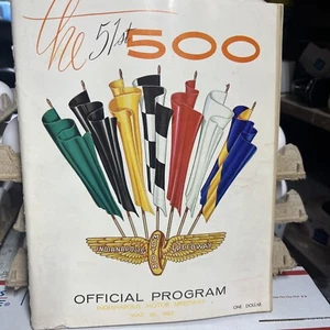 1967 Indianapolis 500 race program The 51st Indy 500 - Picture 1 of 1