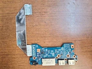 OEM LENOVO IDEAPAD FLEX 5 14IIL05 USB / CARD READER BOARD & CABLE 448.0K110.0011 - Picture 1 of 2