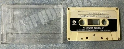 MADONNA LIKE A PRAYER/SPANISH EYES TAIWAN ONLY 4 TRACKS PROMO CASSETTE TAPE RARE - Image 1 of 4