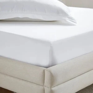 Dorma Crisp & Fresh 400 TC Egyptian Cotton Percale Fitted Sheet RRP 36.00 lot GD - Picture 1 of 1