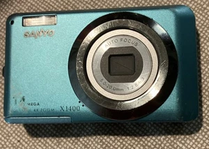 Sanyo Digital Camera x1400 14 Mega PixelS Blue Untested  - Picture 1 of 5