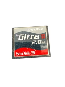 1pcs 2gb SANDISK ULTRA II Compactflash CFI for DSLR NIKON CANON CAMERAS - Picture 1 of 2