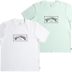 Billabong Mens Arch Short Sleeve T-Shirt Top Tee Shirt Cotton Graphic Crew Neck - Picture 1 of 18