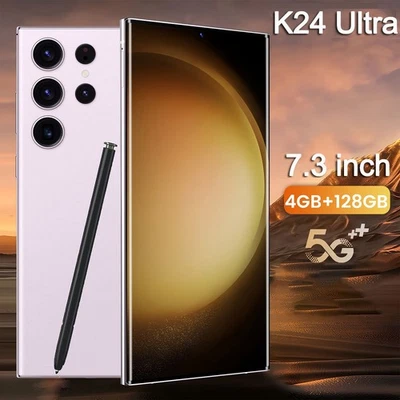 K24 Ultra 5G Unlocked Cell Phone 128GB Android Smartphone Dual SIM Cheap Mobile - Image 1 of 4