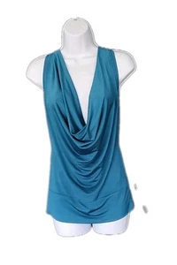 Lipstick Chain Link Racerback Halter Top Teal - Picture 1 of 6