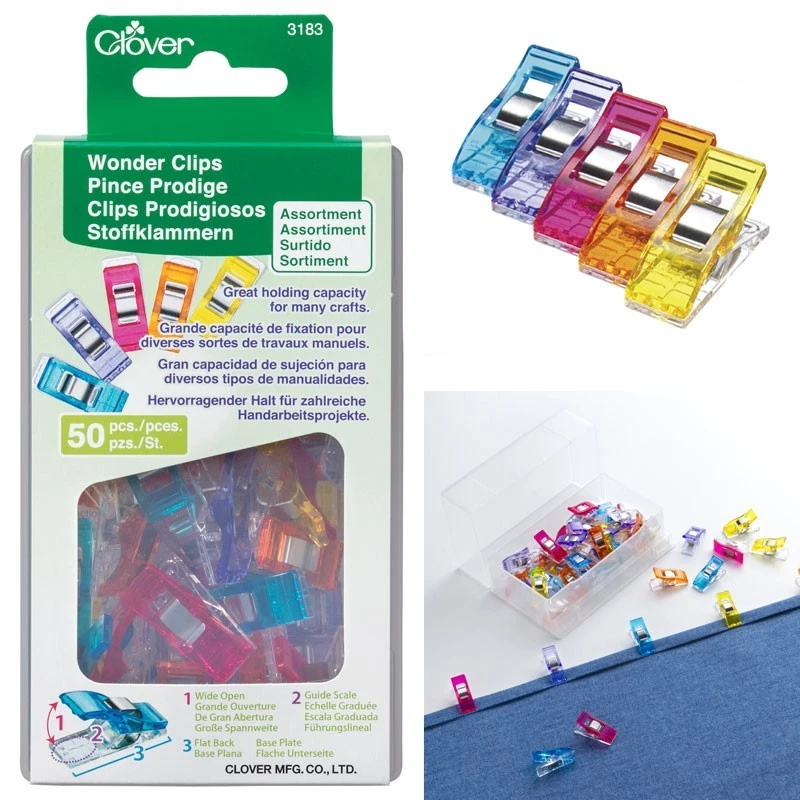 Clover Wonder Clips 50 Ct. Assorted, C3183 - Image 1 of 1