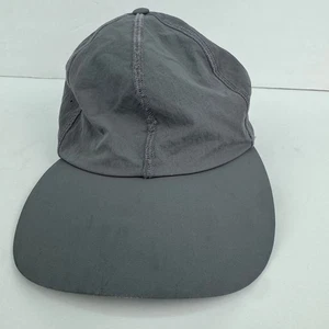 Cappello da corsa leggero Lululemon grigio nylon berretto regolabile taglia unica OS atletico - Foto 1 di 10