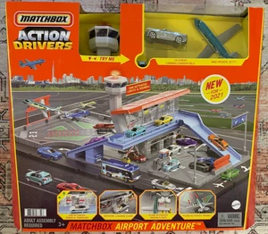RARE 2021 MATCHBOX ACTION DRIVERS AIRPORT ADVENTURE PLAYSET '16 CHEVY CAMARO NEW - Picture 1 of 10