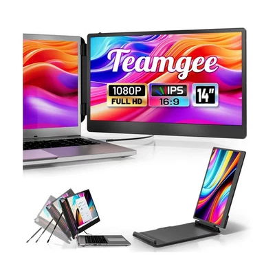 Teamgee S1 Dual Laptop Screen Extender — 14” FHD IPS Portable Monito - Image 1 of 4