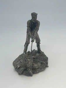 The Lumberjack Franklin Mint Fine Pewter People of Old West Vintage 1981 - Bild 1 von 10