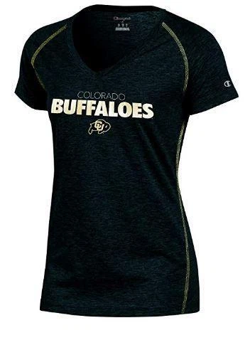 NCAA Colorado Buffaloes Womens Short Sleeve V Neck Tee, Size XL Cover