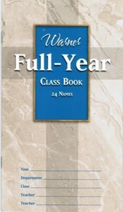 Warner Full-Year Class Book - 24 names Sunday school attendance book (U2112) - Picture 1 of 3