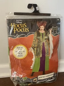 Disney Hocus Pocus Winifred Sanderson Adult Halloween Costume XXL New In Package - Picture 1 of 3