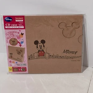 Disney Mickey Mouse CD/DVD Cardboard Case & 12 Sleeves - Picture 1 of 3