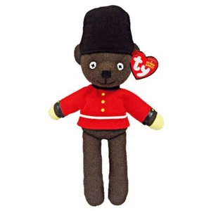 TY BEANIE BOO BABIES MR BEAN TEDDY GUARDSMAN PLUSH SOFT TOY NEW WITH TAGS - Picture 1 of 1