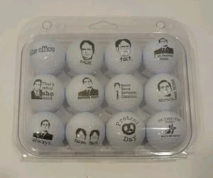 The Office Themed Golf Balls - One Dozen The Office Themed Golf Balls - Michael - Picture 1 of 5